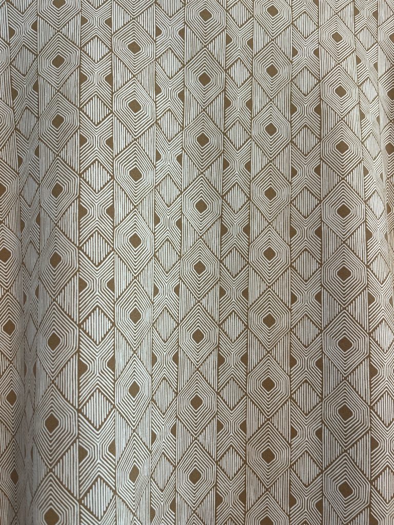 J. Mclaughlin Rollins Dress Brown/Ivory Patterned Tunic Dress Nwt Sz L — image 7 of 8